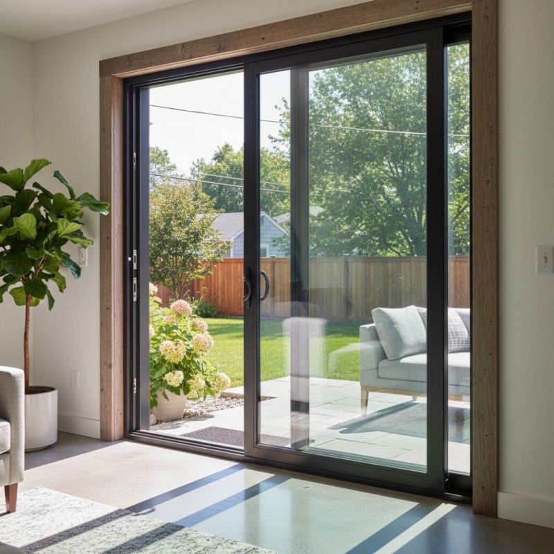 Wood Sliding Door Installation in Alpharetta, GA